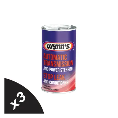 Wynns Automatic Transmission Power Steering Stop Leak Conditioner 3x325ml