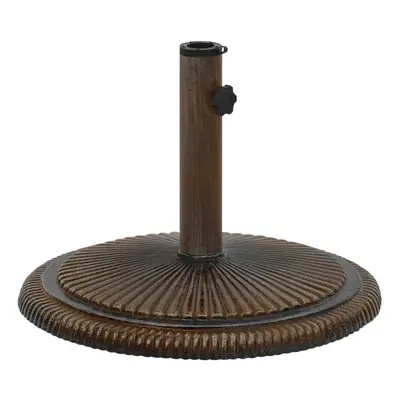 (bronze, x x cm) vidaXL Umbrella Base Outdoor Parasol Stand Garden Umbrella Holder Cast Iron