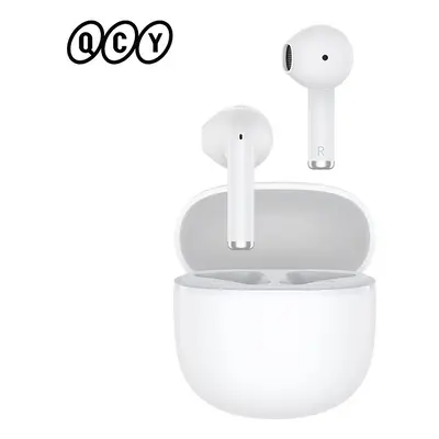 (White) QCY Ailybuds Lite Wireless Earphones Bluetooth 5.3 TWS Earbuds Semi in-Ear