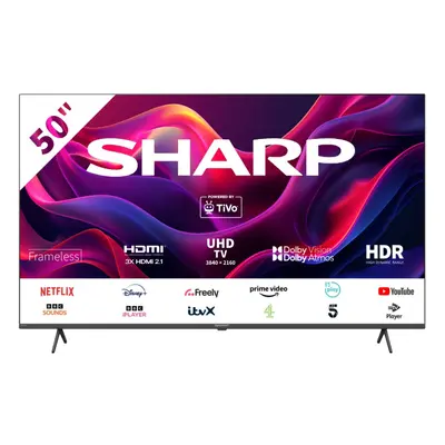 SHARP 4K Smart TV with TiVo 50GK4245K Inch Ultra HD UHD LED Television