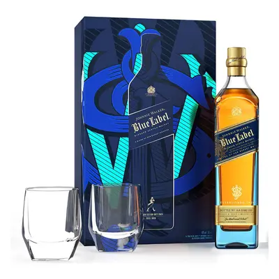 Johnnie Walker Blue Label Gift Pack & Glasses Edition