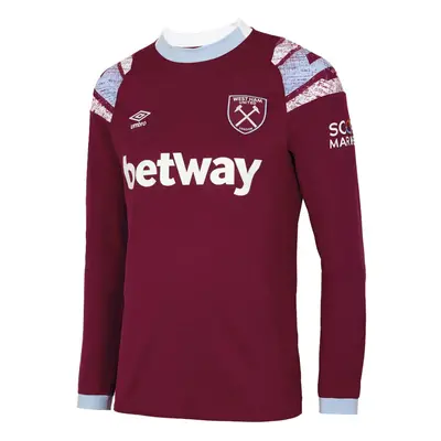 (3XL) West Ham Long Sleeve Home Shirt