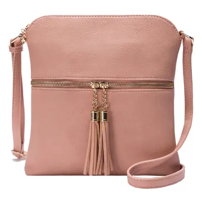 Solene Womens Lightweight Medium Crossbody Purse with Tassel Perfect