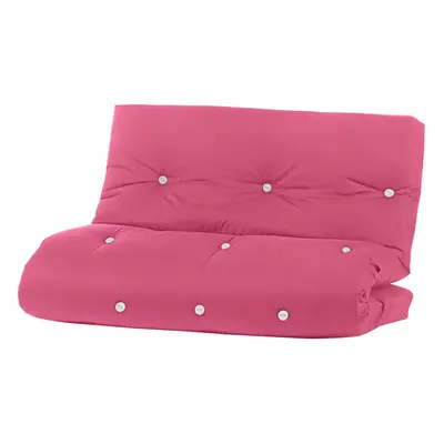 (PINK ) Seater Fibre Filled Futon Mattress