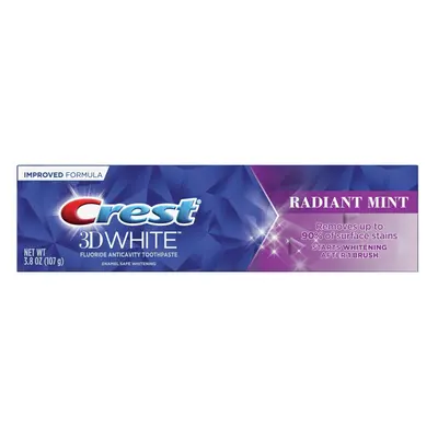 Crest 3D White Radiant Mint Toothpaste, 3.8 OZ (107 g)