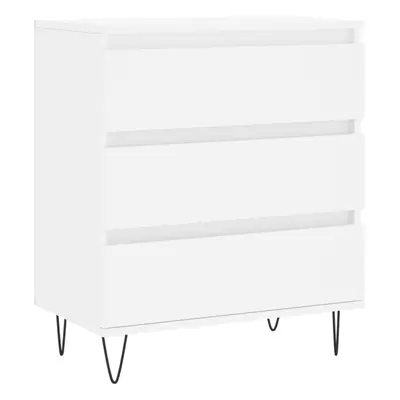 vidaXL Sideboard Storage Cabinet Cupboard Side Cabinet White Engineered Wood