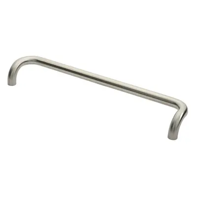 Cranked Pull Handle x 30mm 600mm Fixing Centres Satin Stainless Steel