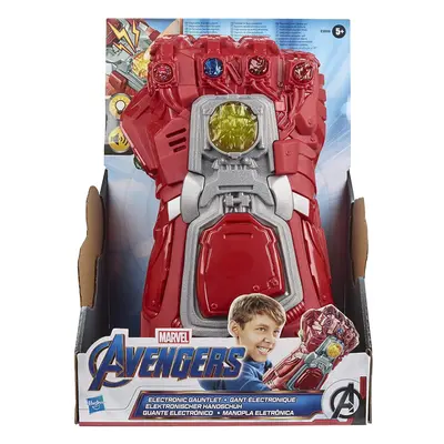 Marvel Avengers: Endgame Red Infinity Gauntlet Electronic Fist Roleplay Toy with Lights and Soun