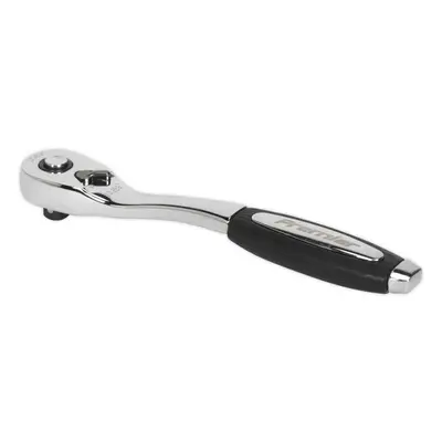 Offset Pear-Head Ratchet Wrench - 1/4" Sq Drive - Flip Reverse - 108-Tooth