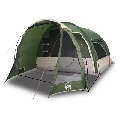 (Green) vidaXL Family Tent 6-Person Outdoor Lightweight Tent Camping Tent Waterproof