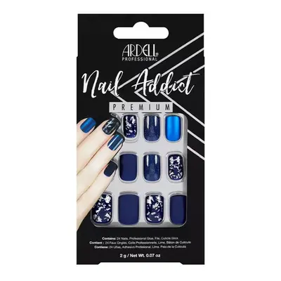 Ardell Nail Addict Matte Blue False Nails