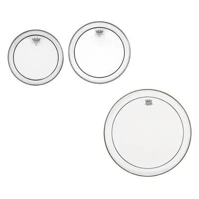 Remo PP-1470-PS Pinstripe Clear Tom Drumhead Pack - 10"" 12"" & 16""