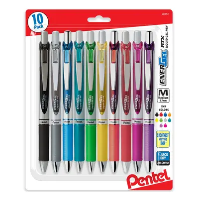 Pentel EnerGel 0.7 MM RTX Retractable Liquid Gel Pen Pack of New A