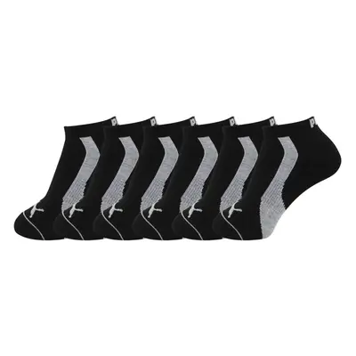 PUMA Women's Pack Low Cut Socks Black/Silver US White/Silver