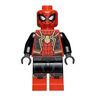 LEGO Superheroes: Spider-Man Minifig with Integrated Suit and Red Cape