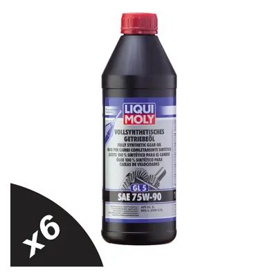 Liqui Moly 75W90 Fully Synthetic Gear Oil API GL5 MIL-L C MIL-L D 6x1L