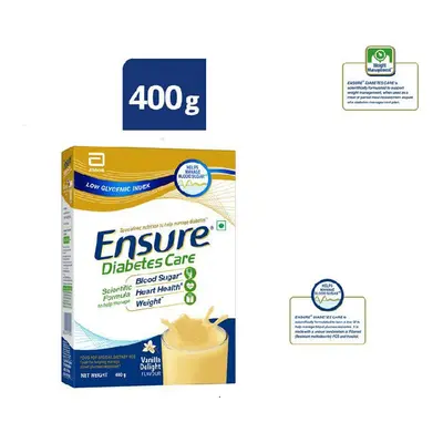 2x 400gm Abbott Glucerna Ensure Vanilla Powder Diabetic