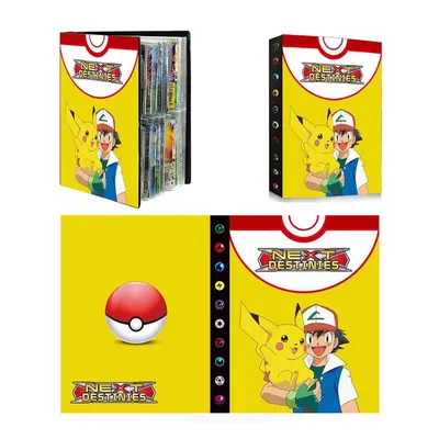 (Ash with pikachu) 240Pcs Pokemon Cards Album Book List Folder Pocket Holder