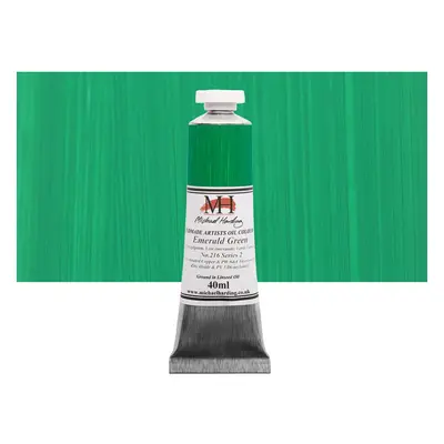 Michael Harding Artist Oil Colours Emerald Green 40ml Tube