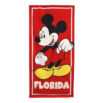 Disney Classic Mickey Red Beach Towel