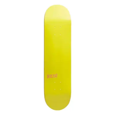 [CCS] Logo Skateboard Deck Yellow 8.25""