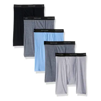 Fruit of the Loom Men's 5pk Beyondsoft Boxer Brief Assorted Large