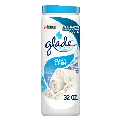 Glade Carpet and Room Refresher Deodorizer for Home Pets and Smoke Clean Linen Oz