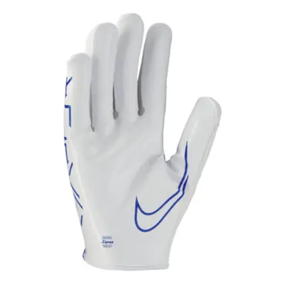 Nike Youth Vapor Jet 7.0 Football Gloves White | Royal Youth Large