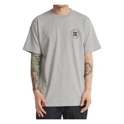 (M, Steel Grey) DC Shoes Mens DC Star Pilot Casual Short Sleeve Crew Neck Cotton T-Shirt Tee Top