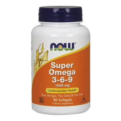 NOW Foods Super Omega 3-6-9, 1200mg , softgels