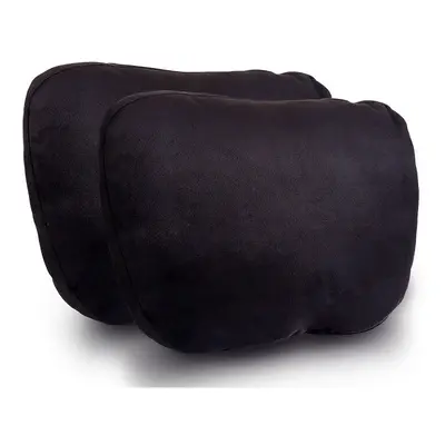 (2pcs Black pillow) Quality Car Headrest Neck Support Seat / Maybach Design Class Soft Universal