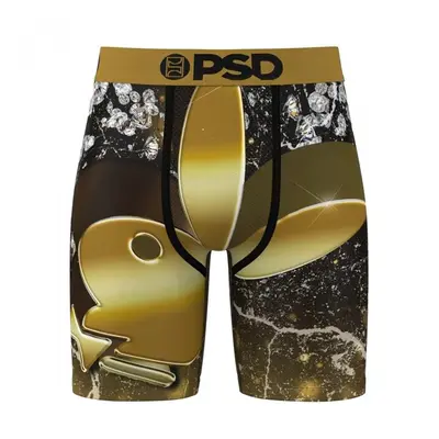 Playboy 874007-xlarge-40 Solid Gold Riches PSD Boxer Briefs - Extra Large - Size