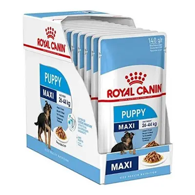 Royal Canin Maxi Puppy / Junior Wet Dog Food Packs 140g Each Specially Developed For Young And G