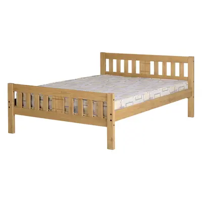 Seconique Rio Pine Bed - Solid Waxed Pine - 4ft6 Double