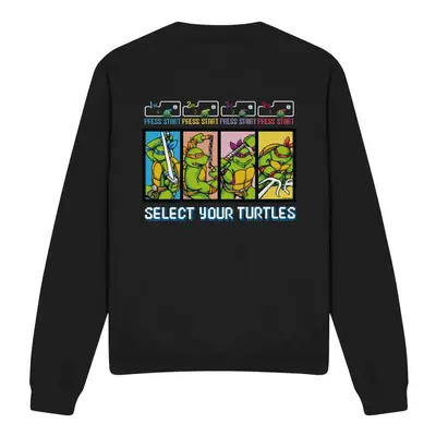 (S, Black) Teenage Mutant Ninja Turtles Unisex Adult Select Your Turtles Sweatshirt