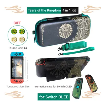 (L(SWITCH OLED)) For Nintendo Switch OLED Storage Bag ZD Tears Of The Kingdom Protective Hard Ca