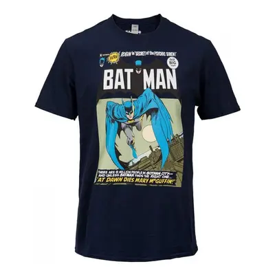 Batman 872517-xlarge No.241 Men Cover Art T-Shirt, Blue - Extra Large