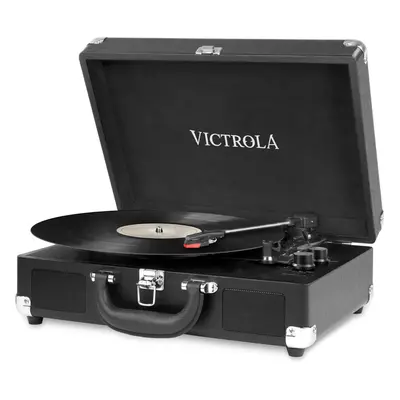 (Black, Journey) Journey Portable Record Player â Suitcase 5.0 Bluetooth turntable with 3-Spee