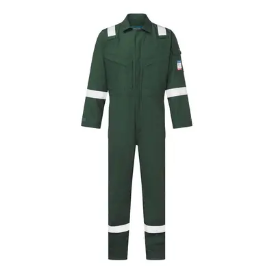 (S, Green) Portwest Unisex Adult Flame Resistant Anti-Static Overalls