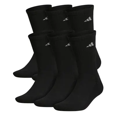 adidas Men's Athletic Cushioned Crew Socks with Arch Compression for a