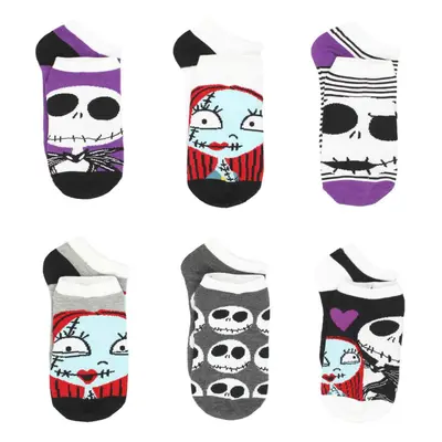 Disney Lilo & Stitch Adults No Show pack Socks Set (Large (9-11) Bl