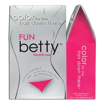 Betty Beauty Fun (Hot Pink) Betty - Color for the Hair Down There Hair Coloring Kit