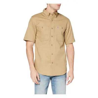 Carhartt Men's Rugged Professional Short Sleeve Work Shirt Dark Khaki