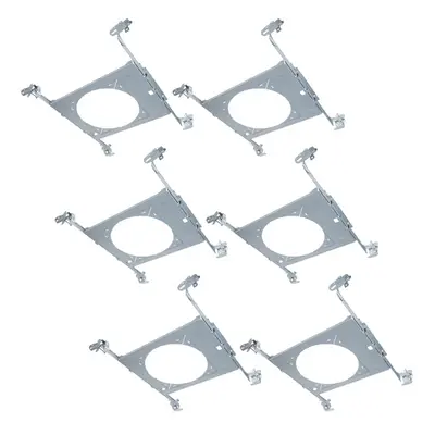 HALO HL6RSMF Mounting Frame Silver 6PK