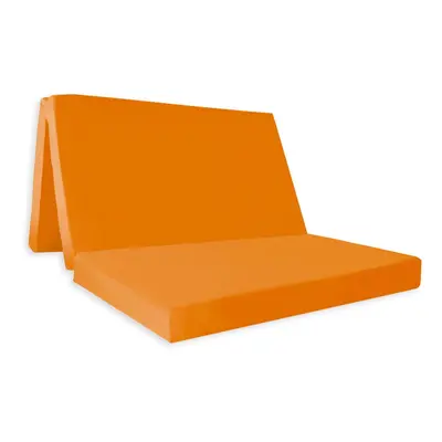 (Orange) Visco Therapy Double Badenia Folding ZBed Mattress