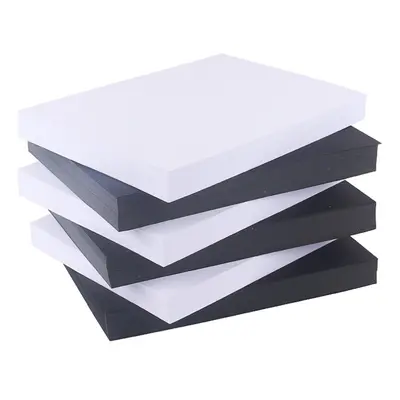 Maika 100Pcs A4 White Black Thick Cardboard 120g Business Card Paper Painting Hard Paper Drawing