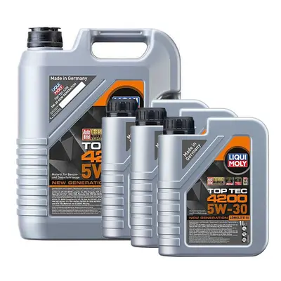 Liqui Moly 5W30 Fully Synthetic Engine Oil Top Tec / Longlife 8L