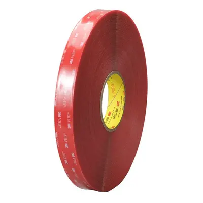 TapeCase 3M 3.25" x 36yd Clear Double Sided General Purpose Acrylic Tape, mil (0.51mm) Thick, 3.