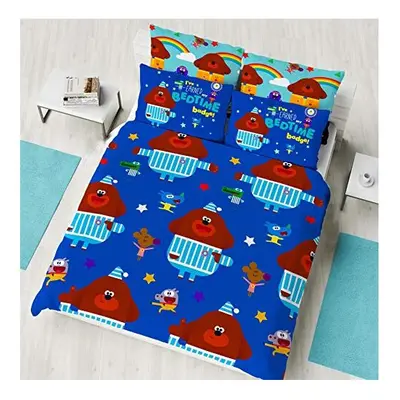 Hey Duggee Double Duvet Cover - Bedtime Hug Design - Official Reversible Bedding Set - Polycotto