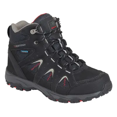 (Black, (Children's)) Karrimor Boys Walking Boots Shoes Bodmin mid kids wt Lace Up black UK Size